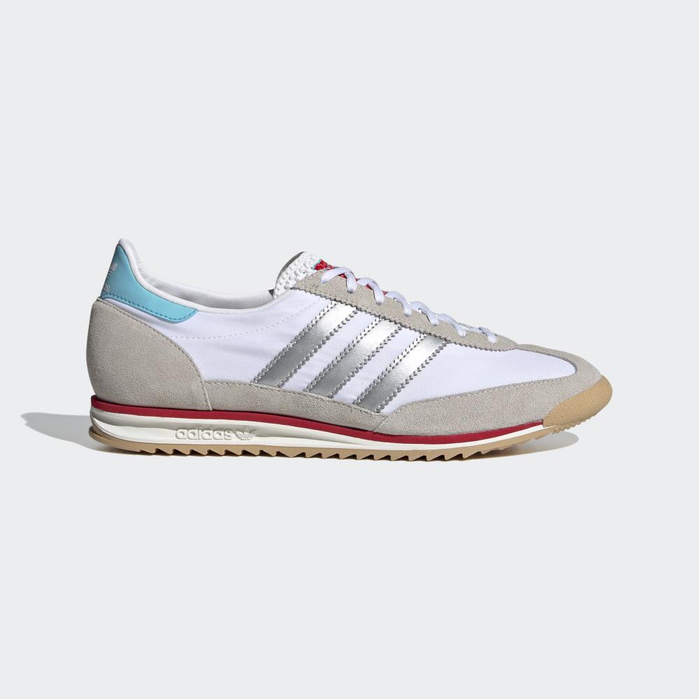 Adidas SL 72 Férfi Originals Cipő Fehér/Titán/Szürke Akció 046327-FWE